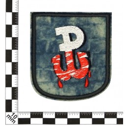 Polish with flag and eagle - patch with thermotransfer