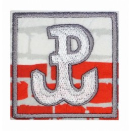 Poland Fighting - square - patch with thermotransfer