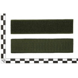 Stripe with the blood type "0(I) -", with velcro, Olive RipStop