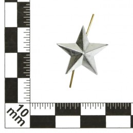 Large stars on the epaulets, senior officers, modern, silver