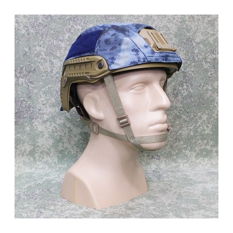 RZ Cover for helmet FAST in Blue Atak camouflage RZ Cover for helmet FAST in Blue Atak camouflage