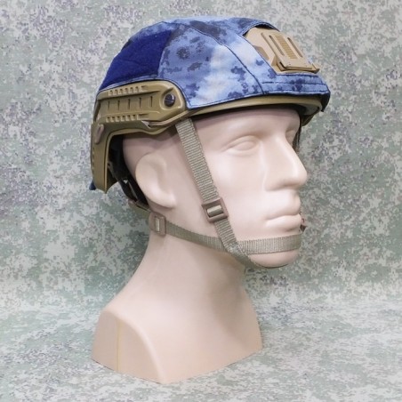 RZ Cover for helmet FAST in Blue Atak camouflage