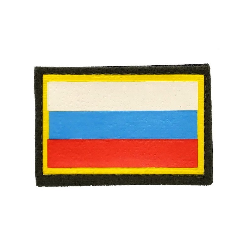 Naszywka na ramię - flaga Rosji, na rzepie Naszywka na ramię - flaga Rosji, na rzepie