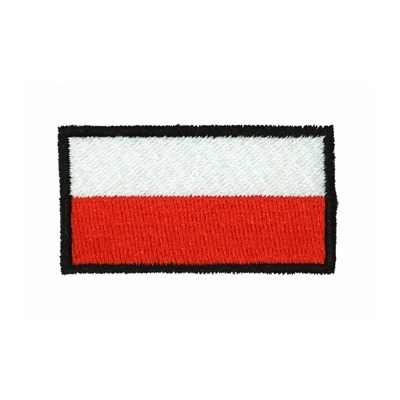 Polish flag - patch with thermotransfer