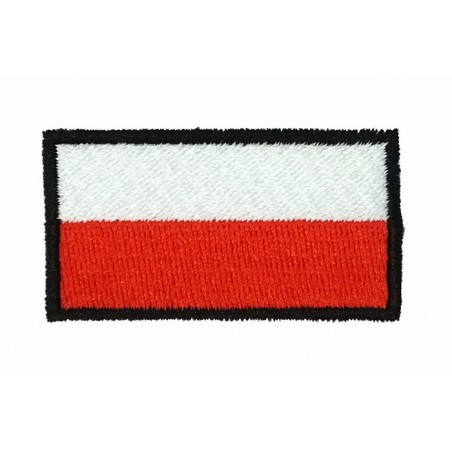 Polish flag - patch with thermotransfer