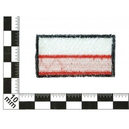 Polish flag - patch with thermotransfer