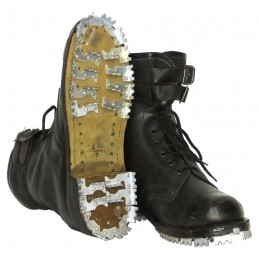 Boots for Mountain Troops and Spetsnaz, with crampons