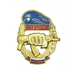 Badge to beret of...