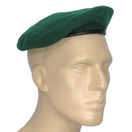 Small, green beret - "tear"
