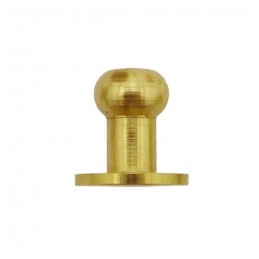 Brass "knopik" with screw