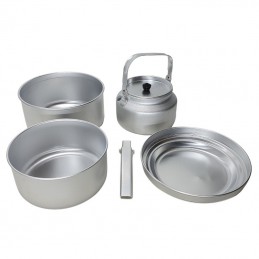 Three-piece canteen and kettle