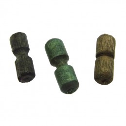 Soviet wooden peg, green