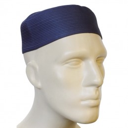 Quilted cap-turban, Blue