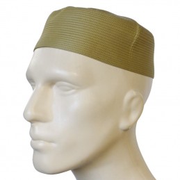 Quilted cap-turban, Sand