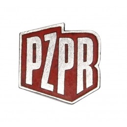 Metalowa wpinka z logo PZPR