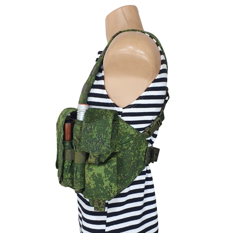 Gilet Tactique Russe Lifchik-2 - Plateformes Poitrine MOLLE, Style AK, Pour Airsoft Ou Collection !