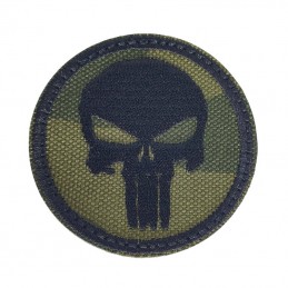 "Skull - round" - patch,...