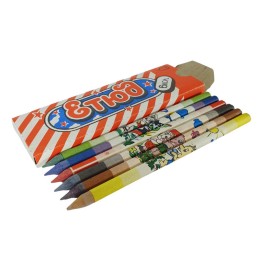 "Etude" Crayons, 6 colours