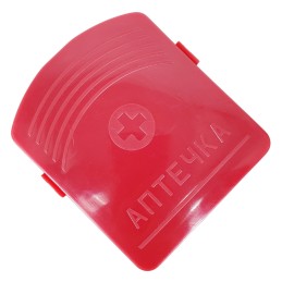 First aid kit - case, dark red