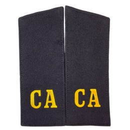 "CA" ("SA") Black epaulets,...
