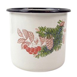 Kubek duży, emaliowany,...