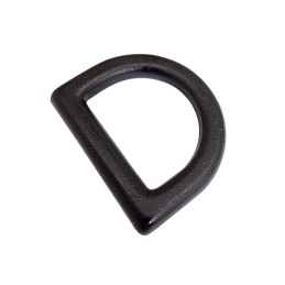 D-Ring Dkal 25mm, black, DIYP