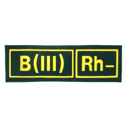 B (III) RH- tab, green